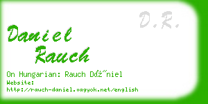 daniel rauch business card
